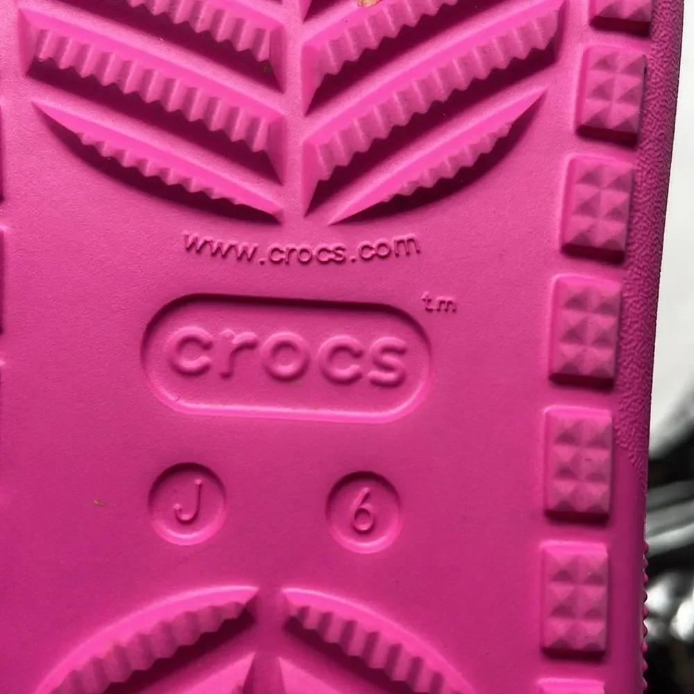 Hot Pink Kids Cutie Crush Spring Break Clog Crocs